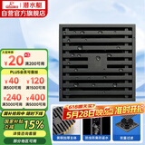 潜水艇（Submarine）MTK40-10黄铜镀镍枪灰色地漏卫生间淋浴超薄防臭地漏大排量40管径