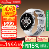 OPPO Watch X 冰川岩灰【国家补贴15%】全智能手表 运动健康手表 男女eSIM电话手表 送礼 oppo手表