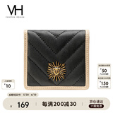 VANESSA HOGAN VH女包撞色短款钱包多卡位钱夹精致零钱包送女友生日礼物送女友