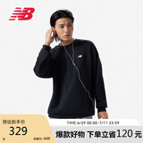 NEW BALANCE 卫衣男款简约休闲百搭运动套头衫MT41507 BK M 