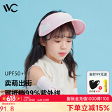 VVC儿童遮阳帽夏季女神帽户外儿童防晒太阳帽遮脸防紫外线防晒帽子 经典款(小童)/美美兔 可调节