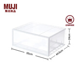 无印良品（MUJI） 聚丙烯 收纳箱 抽屉式 储物箱 整理箱 衣物收纳箱 横宽型/大长55*宽44.5*高24cm 3S