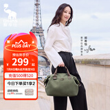 爱华仕城市旅行系列手提斜挎包休闲健身运动牛津布行李袋礼物女生 苔藓绿（灵动版）