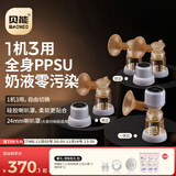 贝能（Baoneo）双边吸奶器电动无痛按摩全自动母乳挤奶器三合一吸乳器 24mm