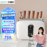 巧媳妇（SMARTWIFE）菜刀套装十件套 厨房家用刀具套装菜板组合分类全套砧板刀具 白色
