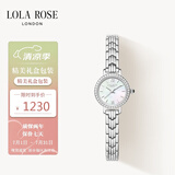 LOLA ROSE罗拉玫瑰女士手表女小银表节日礼物送女友生日礼物女