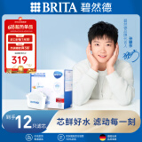 碧然德（BRITA）国际标准版净水壶过滤芯 过滤水壶 家用自来水净水器 12枚装 多效滤芯 孙颖莎推荐