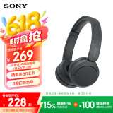 索尼（SONY）WH-CH520 头戴式无线耳机 蓝牙耳机 手机电脑笔记本网课游戏适用耳麦 礼物送女友男友学生 黑色