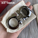 UHFR官方适配原版菲拉腰带格慕扣头8打孔皮带扣头3.43.5纯铜平滑扣 菲拉格慕-亮面枪色