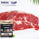 澳牛日记谷饲牛上脑肉 净重2.5斤原切牛肉整块进口冷冻大块嫩肩肉火锅生鲜