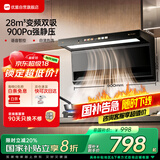 优盟（UM）油烟机家用顶侧双吸抽油烟机大吸力智能变频厨房脱排免拆自清洗侧顶吸 家电国家补贴以旧换新B02