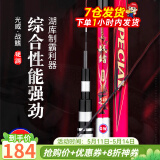 光威（GW）战鳍综合鱼竿青草鲢鳙鲤大物28调碳素轻硬野钓台钓竿钓鱼竿手杆 4.8米+金属竿止+竿梢+送礼包