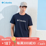 Columbia哥伦比亚t恤男25春夏户外休闲舒适透气纯棉短袖 JE1586 467 L
