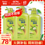 飘柔蓬松洗发水去油男女士日常护理家庭装绿茶精华洗发露1KG*3