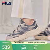 FILA斐乐女鞋跑步鞋情侣同款老爹鞋MARS火星鞋男鞋休闲运动鞋 【女款】烟灰/鸽子灰-FD 36.5