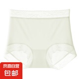 【聚乳酸润肤】女士内裤大码山茶花抑菌包臀性感蕾丝三角裤 薄荷绿1条 L