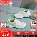 斯凯奇（Skechers）小白熊女鞋夏季厚底百搭老爹鞋透气熊猫鞋休闲运动鞋99999863