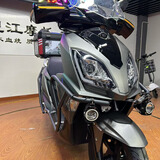 望江龙望江龙UY125国四电喷踏板摩托车可上牌风冷燃油男女省油外卖整车 磨砂灰-透镜大灯-双碟CBS-脚启动