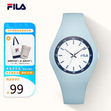 斐乐（FILA）女士手表男运动硅胶表带石英休闲学生手表 FLL38-777-006