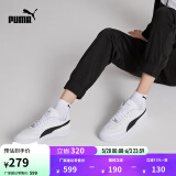 彪马（PUMA）经典复古透气小白鞋男女情侣同款官方休闲百搭板鞋384953 白-黑色-银色-04 42