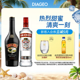 百利（Baileys）甜酒力娇酒原味500ml+斯米诺红牌伏特加700ml调酒基酒