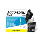 罗氏ROCHE智航血糖仪Guide蓝牙传输糖尿病测试仪器血糖试纸家用测量 有效期至25年12月】50片试纸（赠:针+棉)