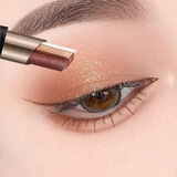 西子朵朵三色眼影棒高光修容腮红渐变眼影笔珠光细闪防水防汗不晕染不脱色 03-焦糖咖啡【大地珠光色】