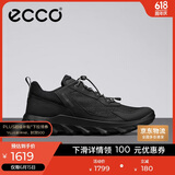 爱步（ECCO）运动鞋男 网面透气轻盈户外休闲跑步鞋 驱动系列820264 黑色41