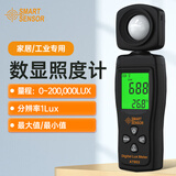 希玛照度计AT903 台灯室内亮度检测仪植物光照度测试仪高精度测光仪