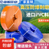 鸣海鲸农用水带灌溉PVC软管高压水管浇地水带涂塑1寸2寸2.5寸3寸 2寸【优级】15斤20米工具包 海鲸牌