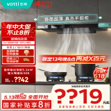 华帝（VATTI）国家补贴20% 官方抽油烟机欧式脱排吸油烟机家用静音齐平橱柜23风量大吸力一级能效i11143T