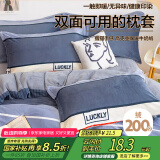 艾薇牛奶绒枕套法兰绒学生宿舍枕头套一个 清风韵律 48*74cm