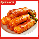 韩食府韩国泡菜青年萝卜朝鲜清脆爽小白萝卜下饭菜 400g*3袋