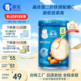 嘉宝（GERBER）胡萝卜高铁米粉辅食米糊含DHA活性益生菌6月龄果蔬类250g