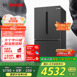 博世（BOSCH）【灰阶十字分储】605升家用大容量变频一级能效对开门冰箱 国家补贴20%冰箱 无霜保鲜 KMF61A91TI