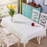 简美家一次性桌布长方形厚实台布10张装餐桌塑料膜餐垫野餐布160*160cm