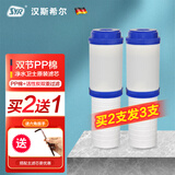 汉斯希尔（SYR） 家用末端直饮净水器WH-6112-15-01净水卫士前置过滤桶双节PP棉滤芯 PP棉滤芯*2支（实发3支）