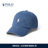 Polo Ralph Lauren 拉夫劳伦男女同款 经典款棉质卡其棒球帽RL52338 410-海军蓝 ONE