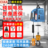 CIAA微型电动葫芦220v家庭用电葫芦小吊机0.5吨吊葫芦小吊机电动吊机 升级款(七米线控) 100公斤提升25米