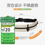 骆驼（CAMEL）运动腰包 男女跑步手机腰包运动健身迷你小腰带 T002A 卡其色