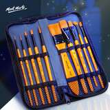 蒙玛特丙烯画笔套装水粉笔油画笔丙烯颜料猪鬃尼龙毛勾线笔画刷丙烯画笔（含包）BMHS0030CN