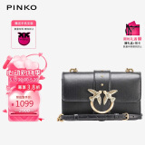 PINKO【520礼物】】女包燕子包小号经典飞鸟包斜挎包单肩包通勤包