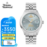 薇薇安·威斯特伍德（Vivienne Westwood）西太后手表小碎冰蓝手表女表石英表指针表生日礼物送女友名表钢带 冰川蓝【小号冰蓝】 VV311LBLSL 29mm
