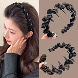 东义严选发箍轻奢女款高级感外出头饰高颅顶头箍碎学生洗脸发卡七夕礼物