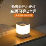 爱耐特小夜灯婴儿卧室喂奶触摸调光充电长续航儿童睡觉夜光灯宿舍床头灯 充电款（2000mAH长续航）