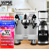 惠家WPM咖啡机磨豆机组合搭配 家用商家半自动咖啡机 意式咖啡豆研磨机 KD310P(升级OPV)+ZD17N2银色