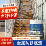 三青 水性防锈漆铁门窗暖气片金属漆翻新改色深度防锈油漆防锈底漆1KG