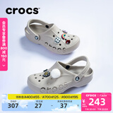 卡骆驰crocs洞洞鞋贝雅男鞋女鞋轻便耐磨一脚蹬拖鞋休闲鞋|10126 卵石色-2V3 41 /42(260mm)