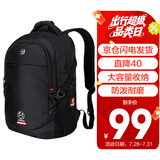 SUISSEWIN瑞世双肩背包男笔记本电脑包大容量出差旅行书学生书包祥兴SN8868