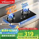 万和（Vanward）国家补贴20% 液化气燃气灶具煤气炉双灶嵌入式4.5kW家用猛火一级能效家电以旧换新B3L20可配油烟机